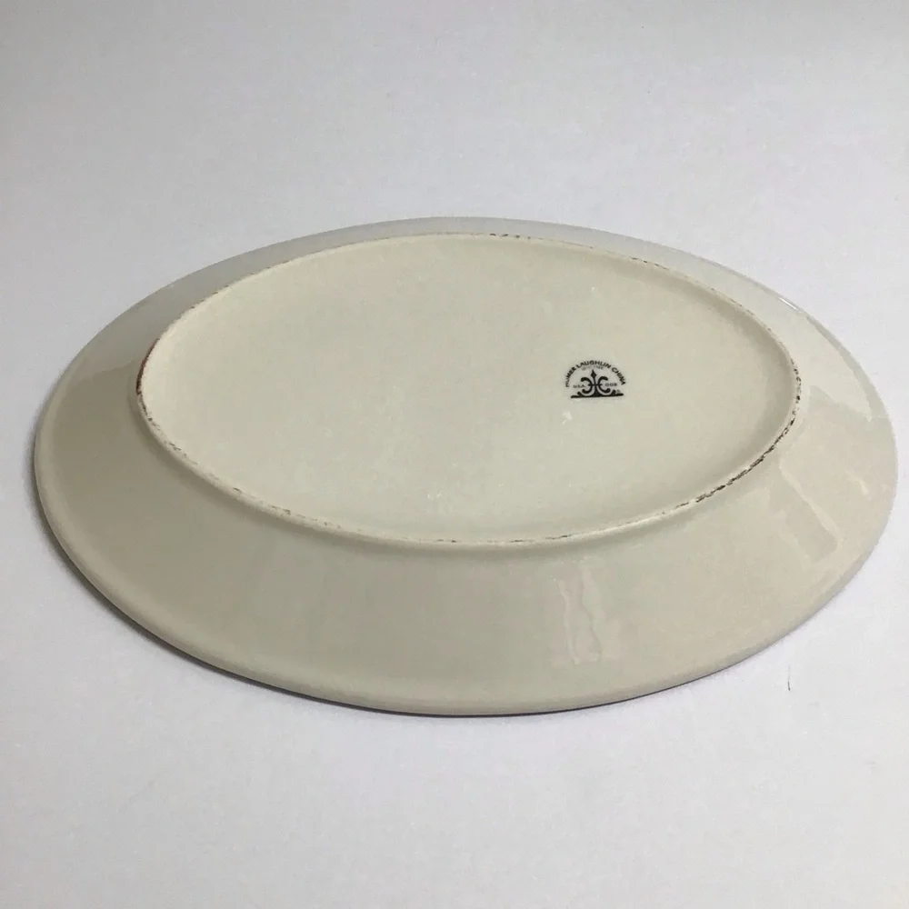 Serving Platter Homer Laughlin Seville Pattern Cobalt Blue Large USA Vintage